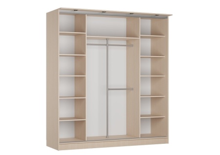 Шкаф-Купе Альба-3 (Ш-2000 х В-2220 х Г-720 мм)/Разные Цвета