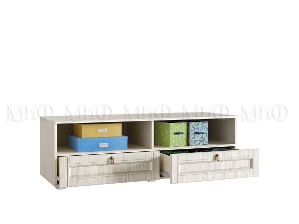 Тумба TV Элит-1 МДФ Сандал Светлый (Ш-1400 мм x Г-528 мм х В-452 мм)