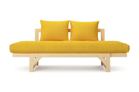 Диван кушетка Амбер желтый