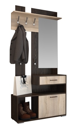 Прихожая Смайл-2 (Ш-1000 × В-2116 × Г-350 мм)/Разные Цвета