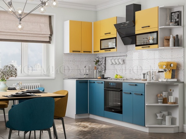 Кухонный Гарнитур Угловой Техас NEW 900 Х 2700 мм/Разные Цвета