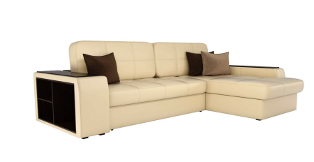 Диван Угловой Брюссель Ш-2600 х Г-1750 х В-950 мм/Спальное место Ш-1500 х Г-2000 мм/Разные Цвета