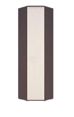 Шкаф Угловой Домино-А Венге/Дуб Молочный (Ш-561 × В-2050 × Г-564 мм)