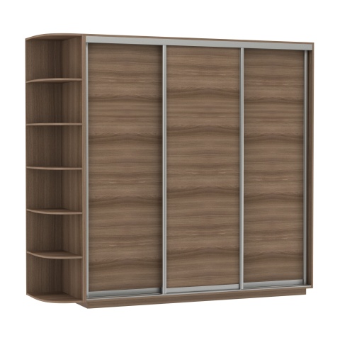 Шкаф-Купе 3-х Створчатый Тиффани Рамир Элемент Ш-1800/2100/2200 мм/Разные Цвета